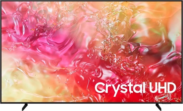 Телевизор Samsung UE55DU7100UXRU 2024, 4K UHD, LED, Smart TV, черный